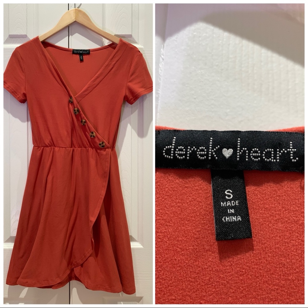 Derek Heart Midi Dress, Small